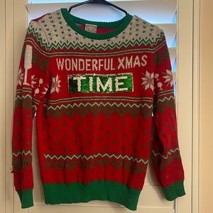 Wine holiday sweater!